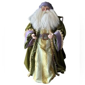D.L. Rhein for Silvestri Vintage Santa/Wizard Green and Purple large